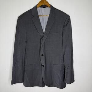 Brooks Brothers Blazer Mens 44R Gray Explorer Madison Fit Two Button Jacket Suit